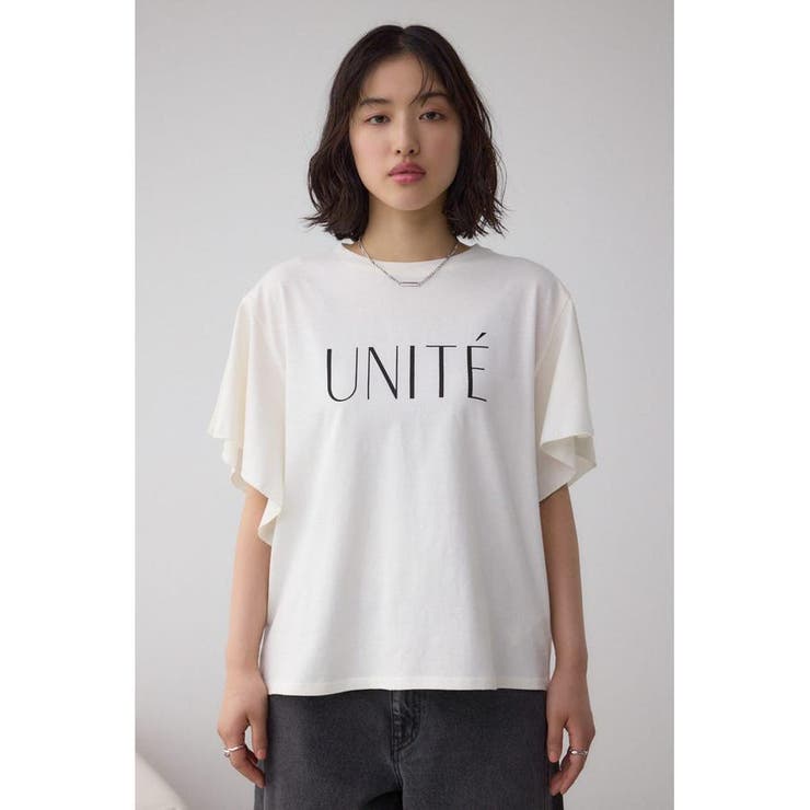 ラッフルスリーブロゴTシャツ | AZUL BY MOUSSY | 詳細画像5 