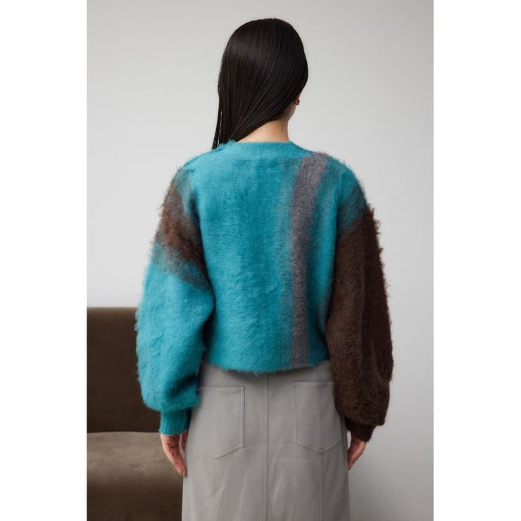 グラデーションシャギーニットカーディガン | AZUL BY MOUSSY | 詳細画像20 