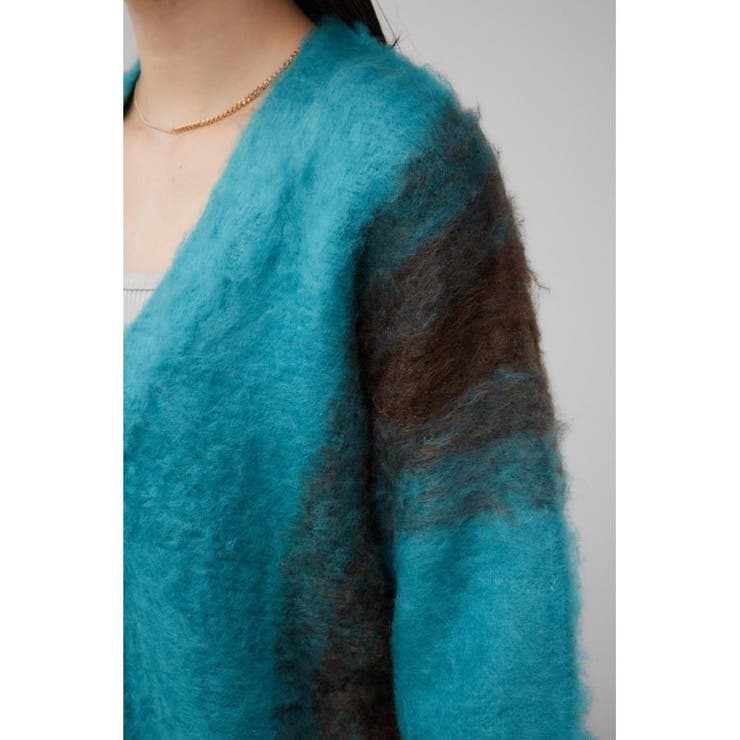 グラデーションシャギーニットカーディガン | AZUL BY MOUSSY | 詳細画像22 