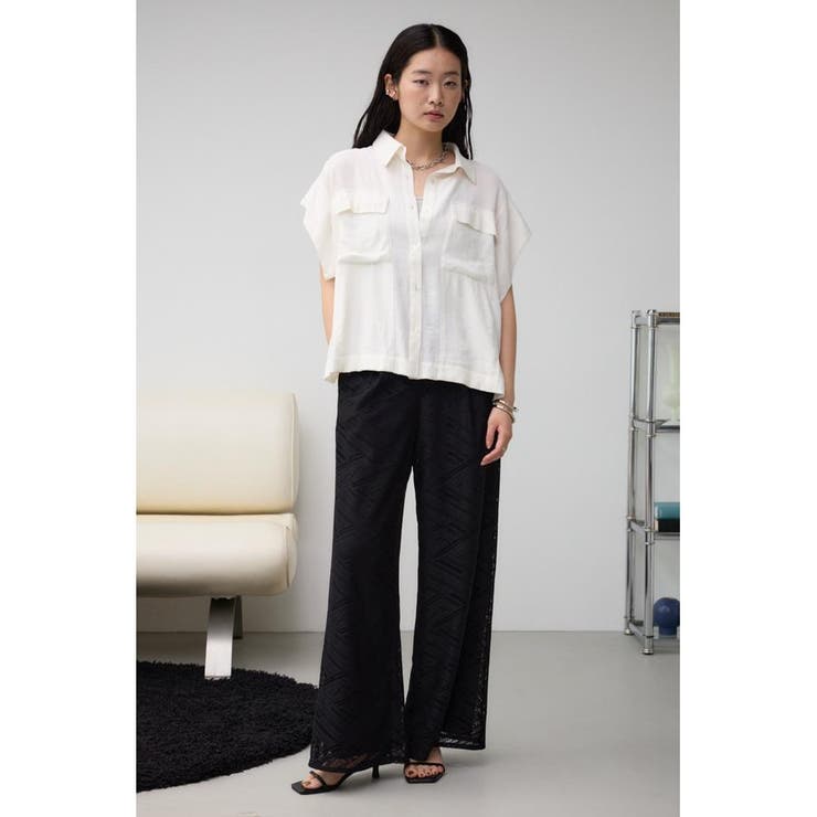 レースリラックスパンツ | AZUL BY MOUSSY | 詳細画像17 