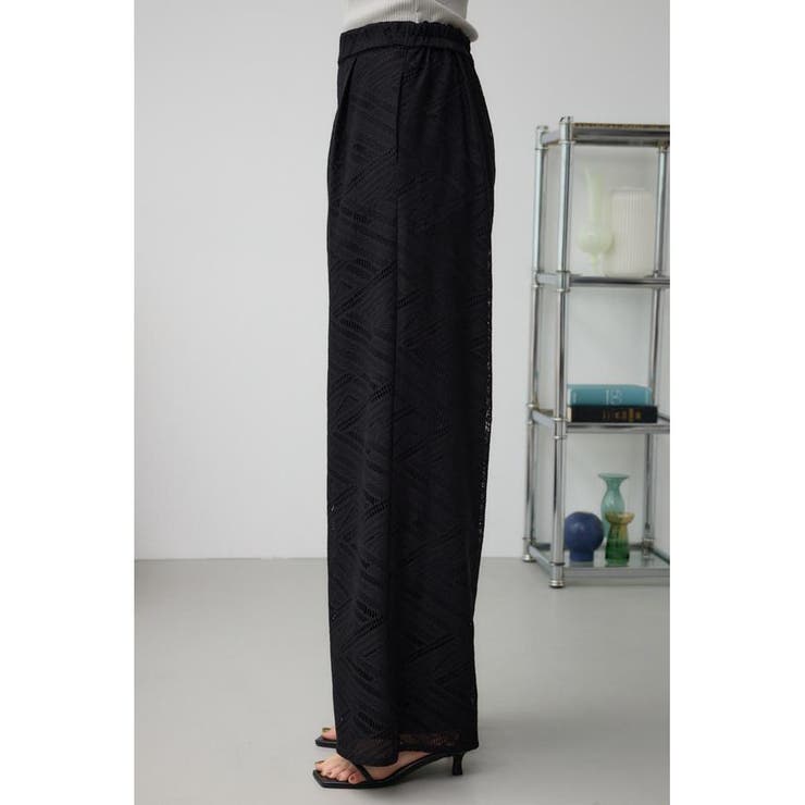 レースリラックスパンツ[品番：AZLW0022376]｜AZUL BY MOUSSY