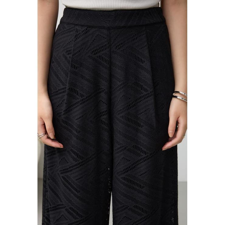 レースリラックスパンツ | AZUL BY MOUSSY | 詳細画像21 
