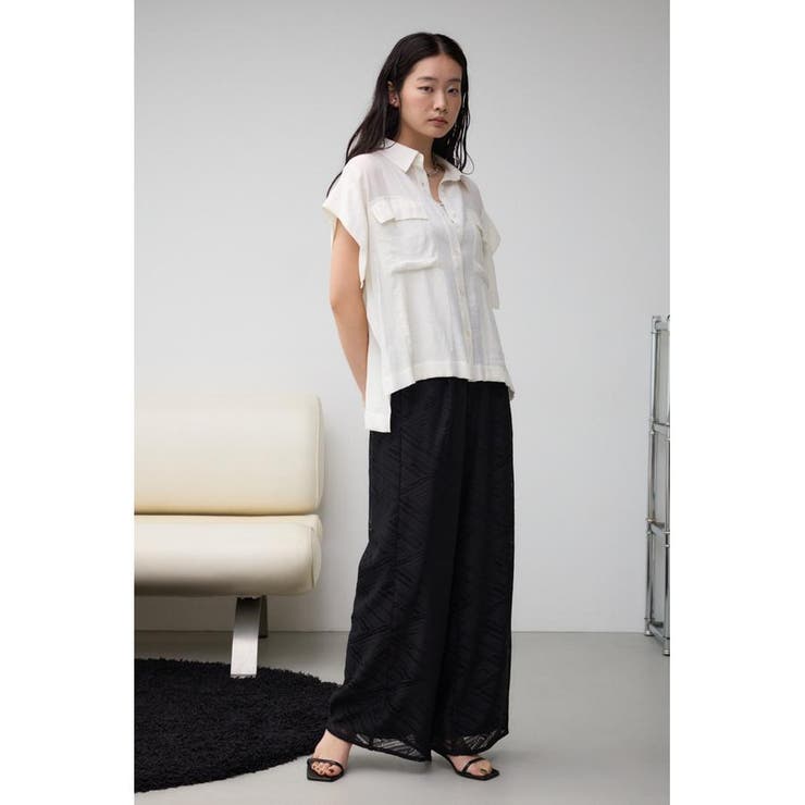 レースリラックスパンツ | AZUL BY MOUSSY | 詳細画像16 