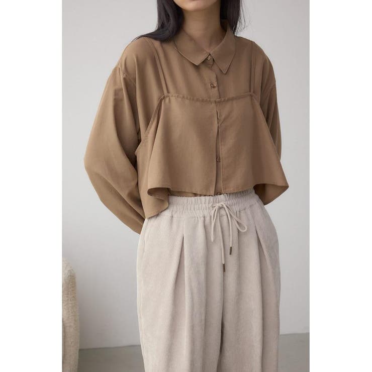 CAM | ビスチェレイヤードシャツ | AZUL BY MOUSSY