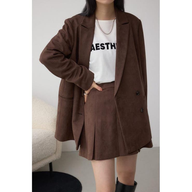 BRN | 素材アソートテーラードジャケット | AZUL BY MOUSSY