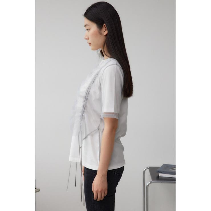 チュールレイヤードドロストトップス | AZUL BY MOUSSY | 詳細画像25 