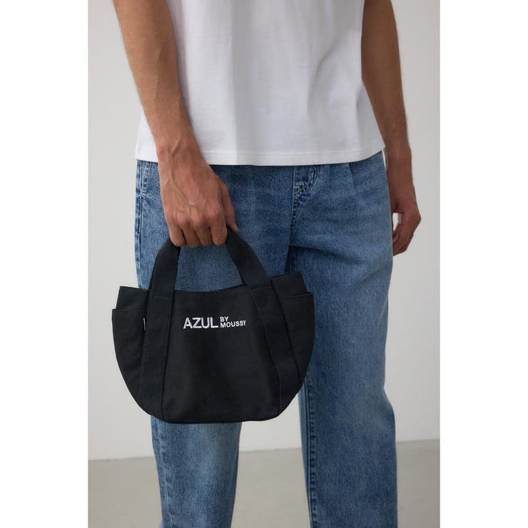 BLK | キャンバスロゴミニトート | AZUL BY MOUSSY