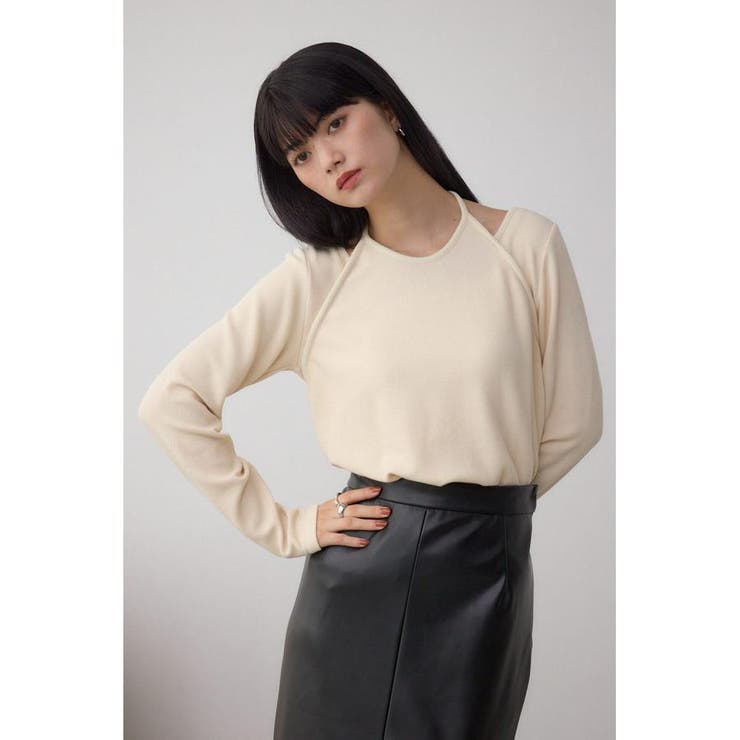 ホルターレイヤードトップス | AZUL BY MOUSSY | 詳細画像3 