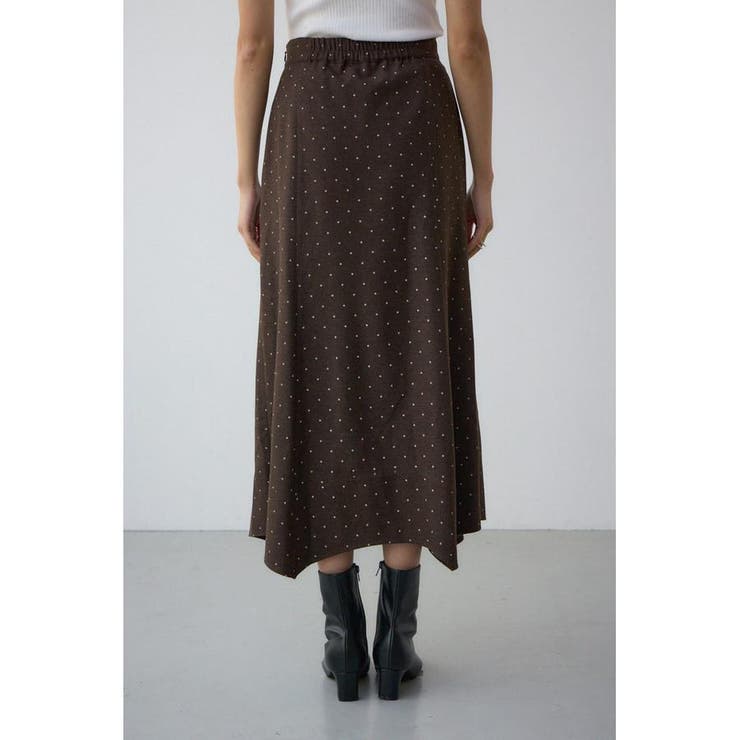 ドット柄ハンカチーフヘムスカート | AZUL BY MOUSSY | 詳細画像7 