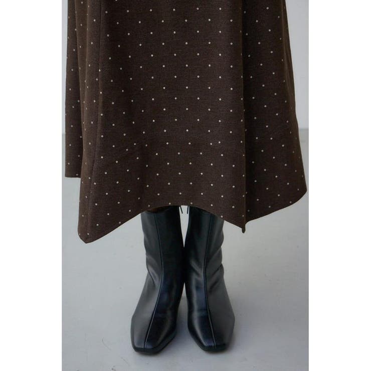 ドット柄ハンカチーフヘムスカート | AZUL BY MOUSSY | 詳細画像12 