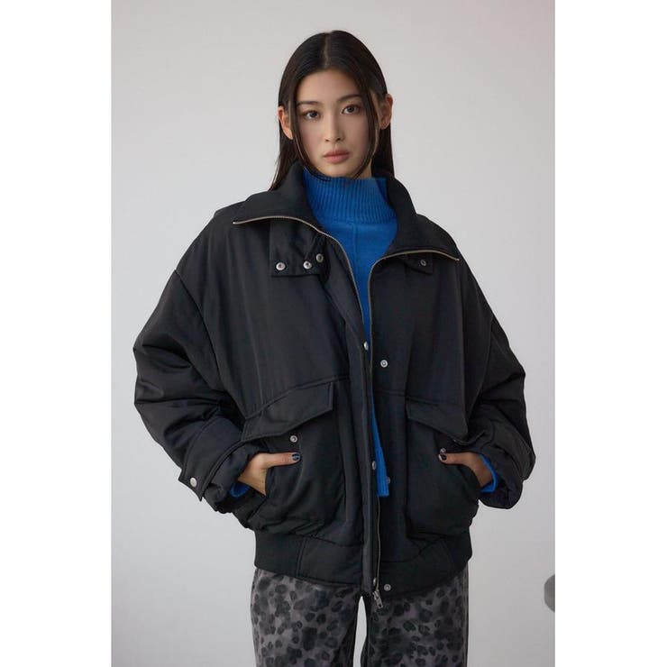 襟リブ中綿ポケットブルゾン | AZUL BY MOUSSY | 詳細画像16 