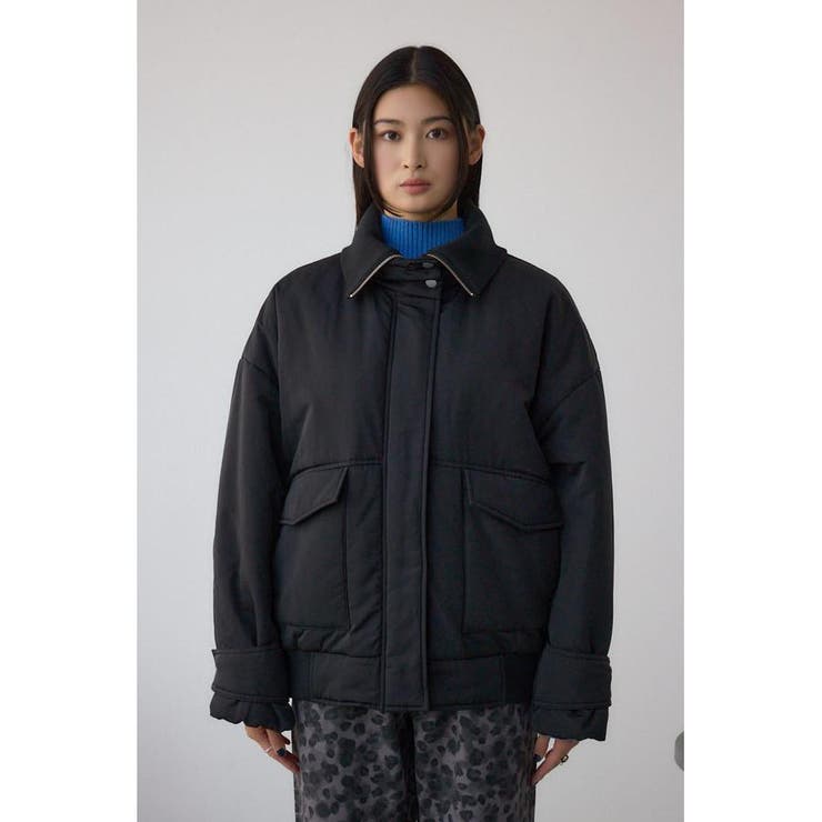 襟リブ中綿ポケットブルゾン | AZUL BY MOUSSY | 詳細画像18 