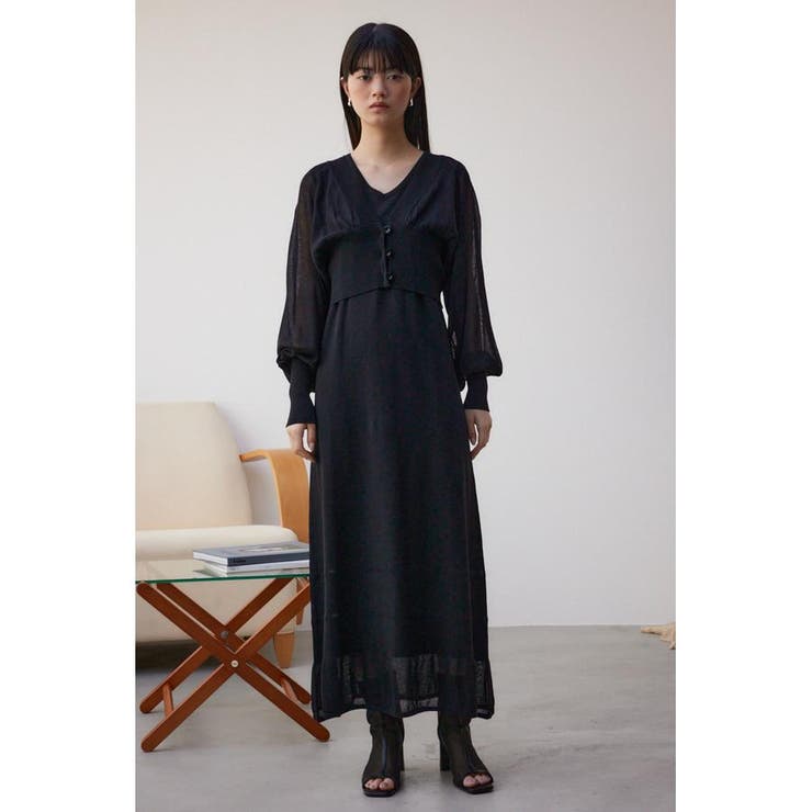 カーデセットニットワンピース | AZUL BY MOUSSY | 詳細画像5 