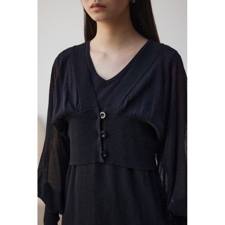 カーデセットニットワンピース | AZUL BY MOUSSY | 詳細画像9 