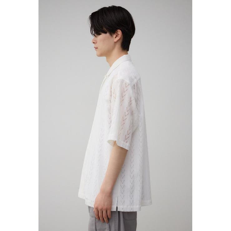 シアー開襟シャツ | AZUL BY MOUSSY | 詳細画像5 