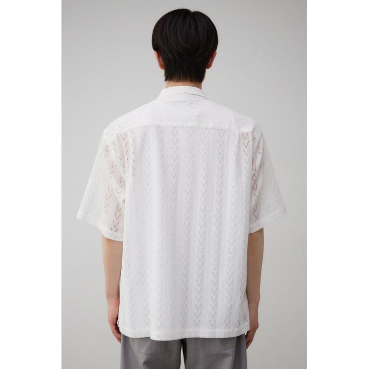 シアー開襟シャツ | AZUL BY MOUSSY | 詳細画像6 