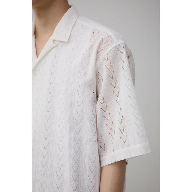 シアー開襟シャツ | AZUL BY MOUSSY | 詳細画像8 