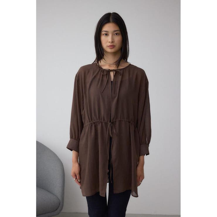 前後2WAY5分袖前リボンブラウス | AZUL BY MOUSSY | 詳細画像31 