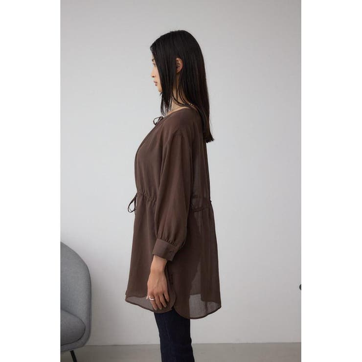 前後2WAY5分袖前リボンブラウス | AZUL BY MOUSSY | 詳細画像32 