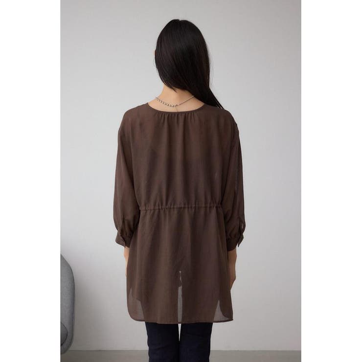 前後2WAY5分袖前リボンブラウス | AZUL BY MOUSSY | 詳細画像33 