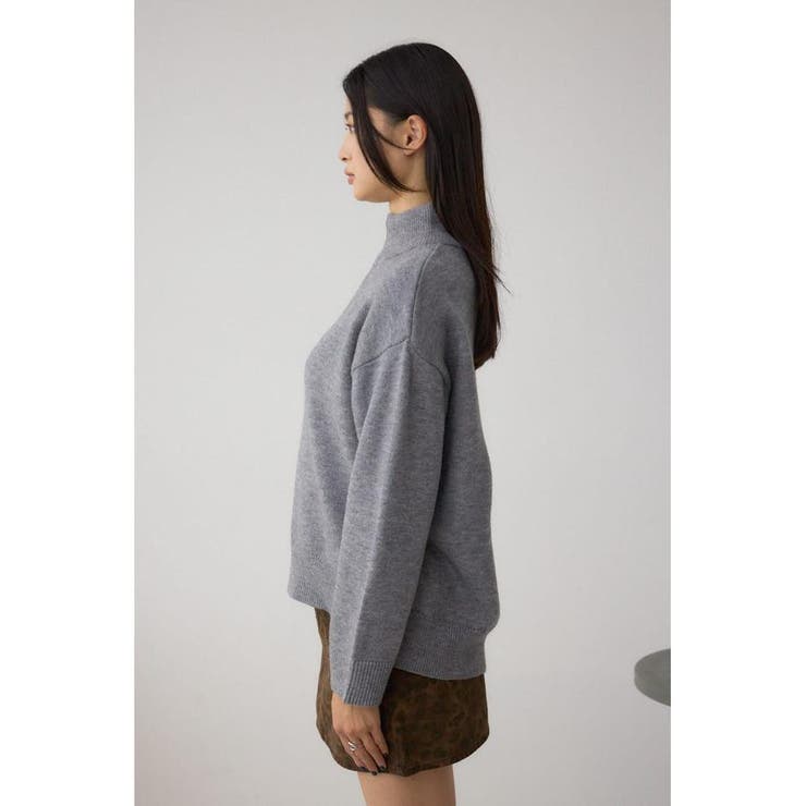 アソートカラーハーフジップニットトップス | AZUL BY MOUSSY | 詳細画像36 