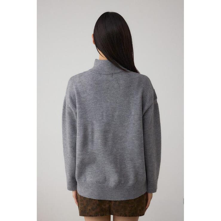 アソートカラーハーフジップニットトップス | AZUL BY MOUSSY | 詳細画像37 