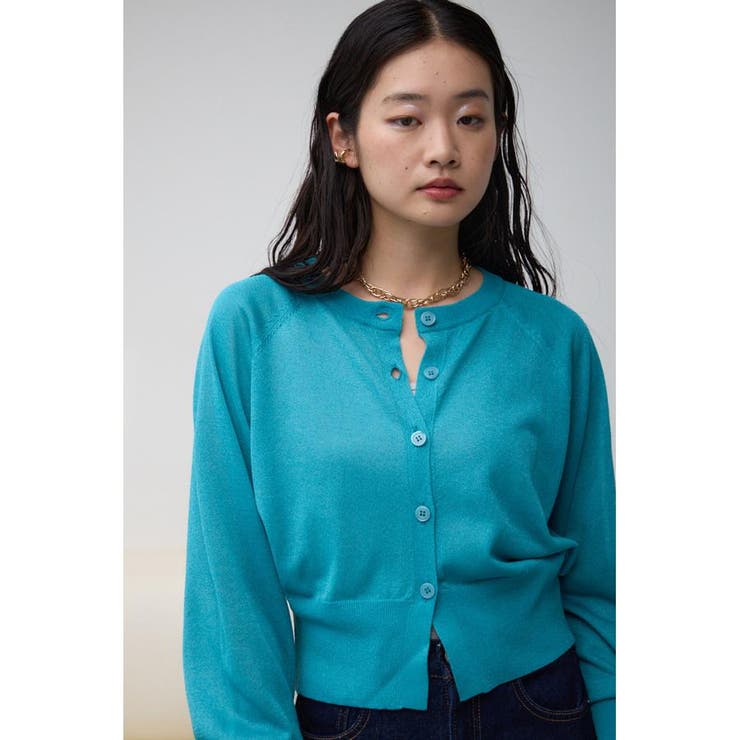 シアーニットカーディガン | AZUL BY MOUSSY | 詳細画像12 