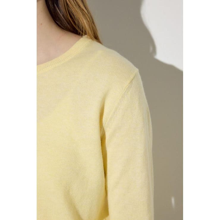 カシミヤミックスクルーネックニット | AZUL BY MOUSSY | 詳細画像32 