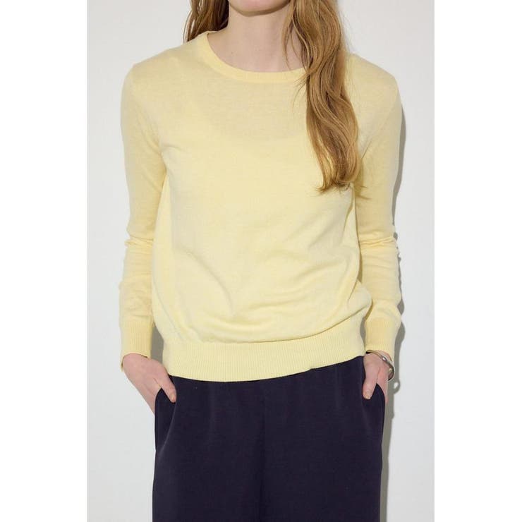 カシミヤミックスクルーネックニット | AZUL BY MOUSSY | 詳細画像25 