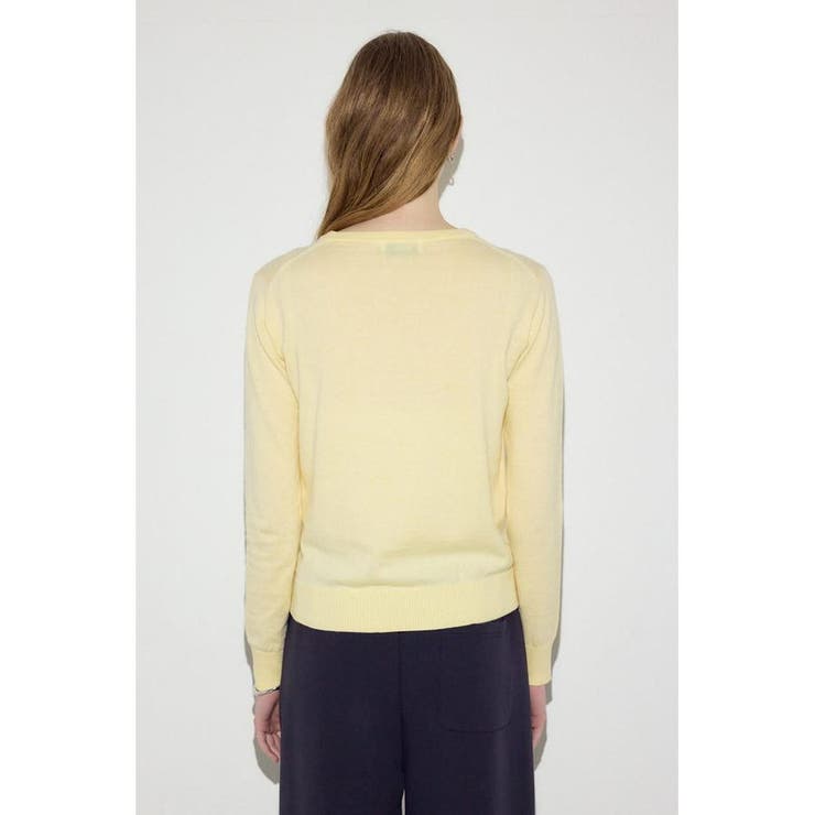 カシミヤミックスクルーネックニット | AZUL BY MOUSSY | 詳細画像30 