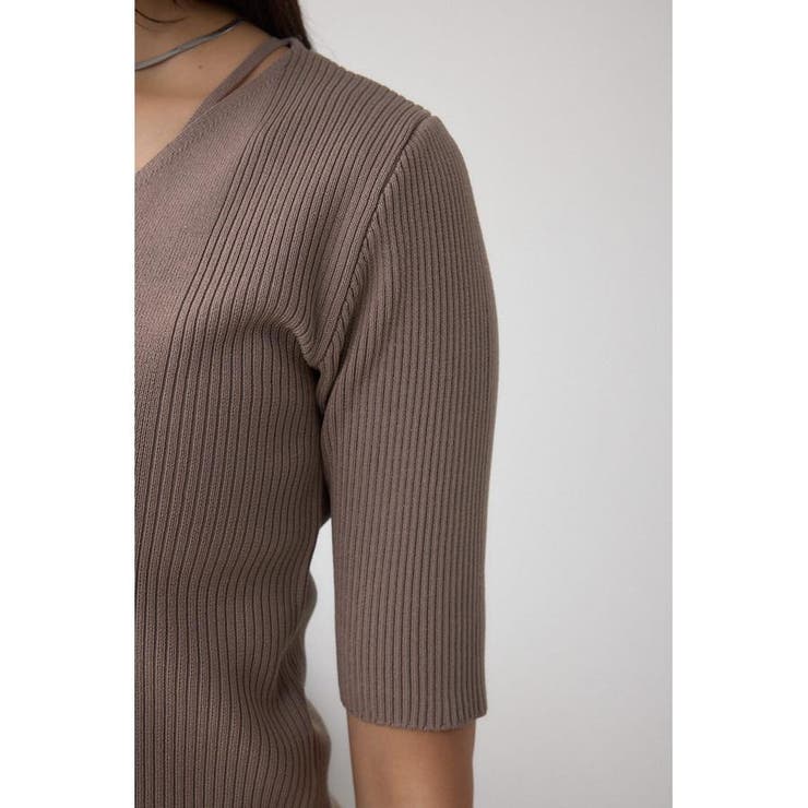 フェイクレイヤードレースアップニット | AZUL BY MOUSSY | 詳細画像27 