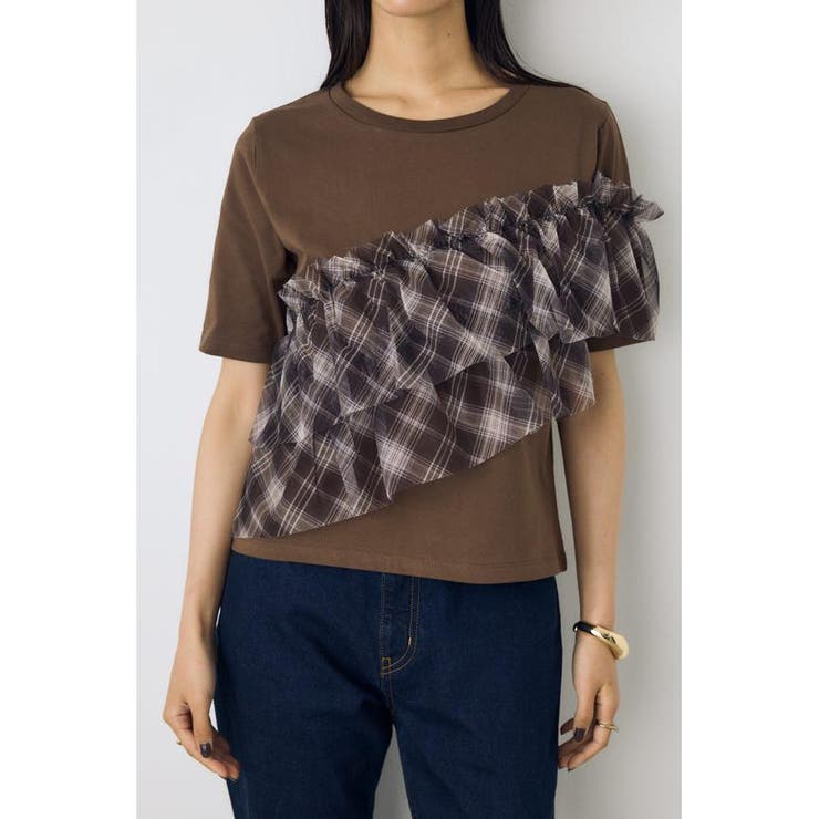 フリルデザインカットトップス | AZUL BY MOUSSY | 詳細画像19 