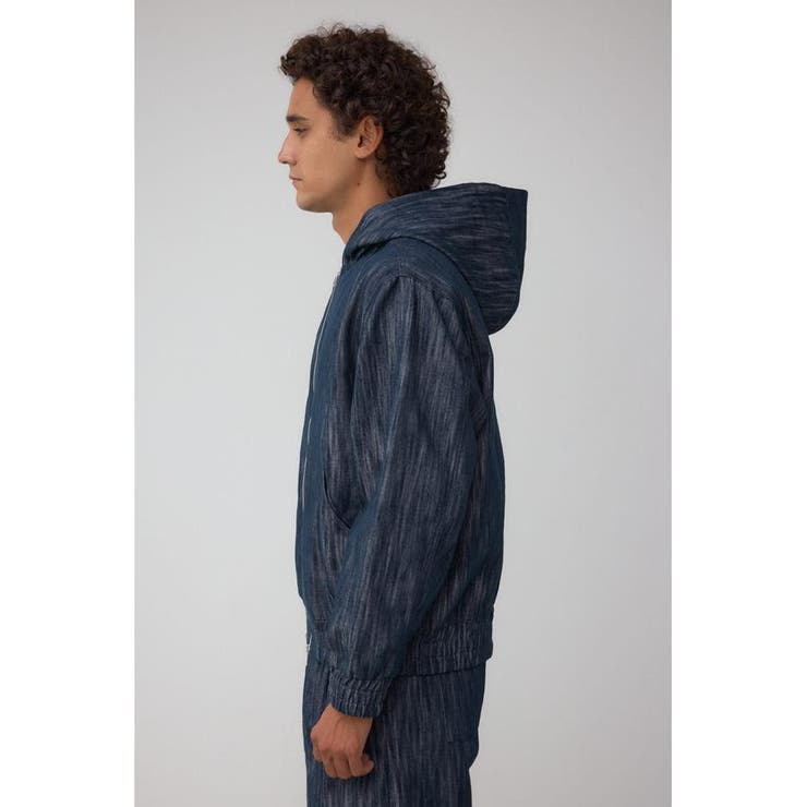 AZUL DENIMシャイニーデニムブルゾン | AZUL BY MOUSSY | 詳細画像6 