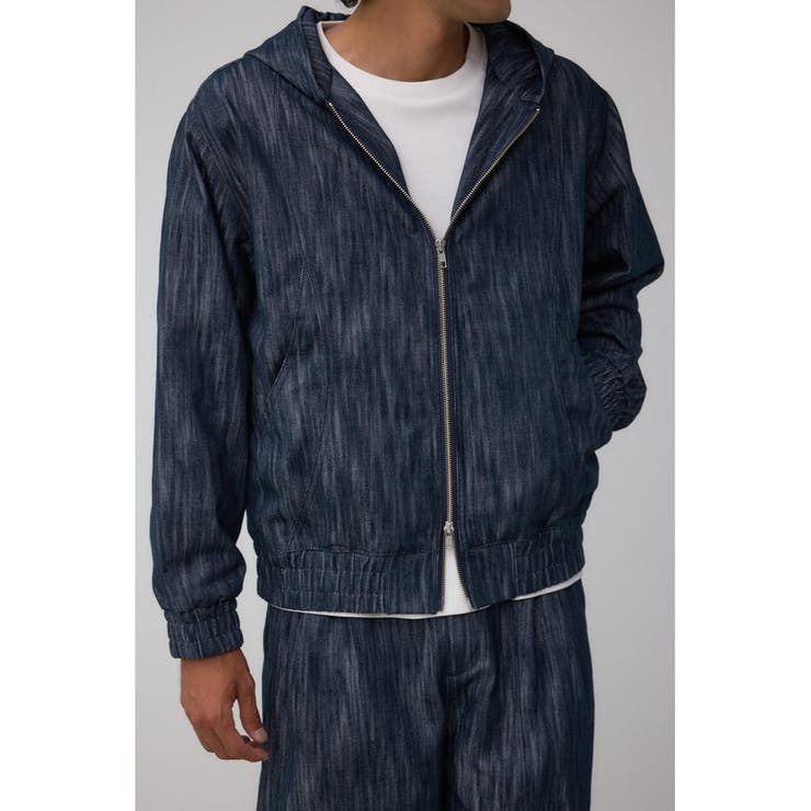 BLU | AZUL DENIMシャイニーデニムブルゾン | AZUL BY MOUSSY