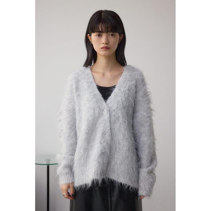 シャギー起毛ニットカーディガン | AZUL BY MOUSSY | 詳細画像35 