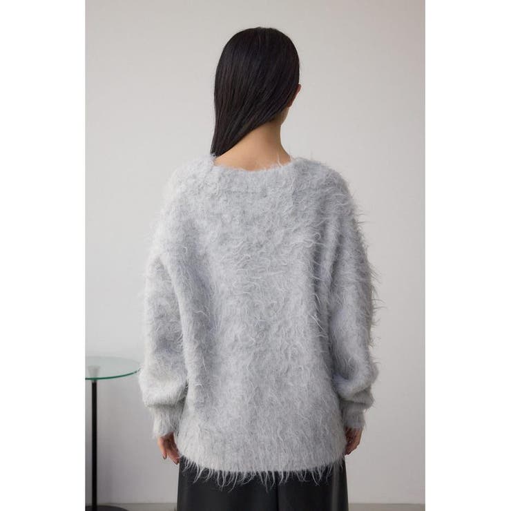 シャギー起毛ニットカーディガン | AZUL BY MOUSSY | 詳細画像37 