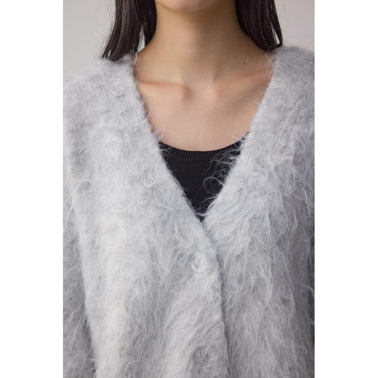 シャギー起毛ニットカーディガン | AZUL BY MOUSSY | 詳細画像38 