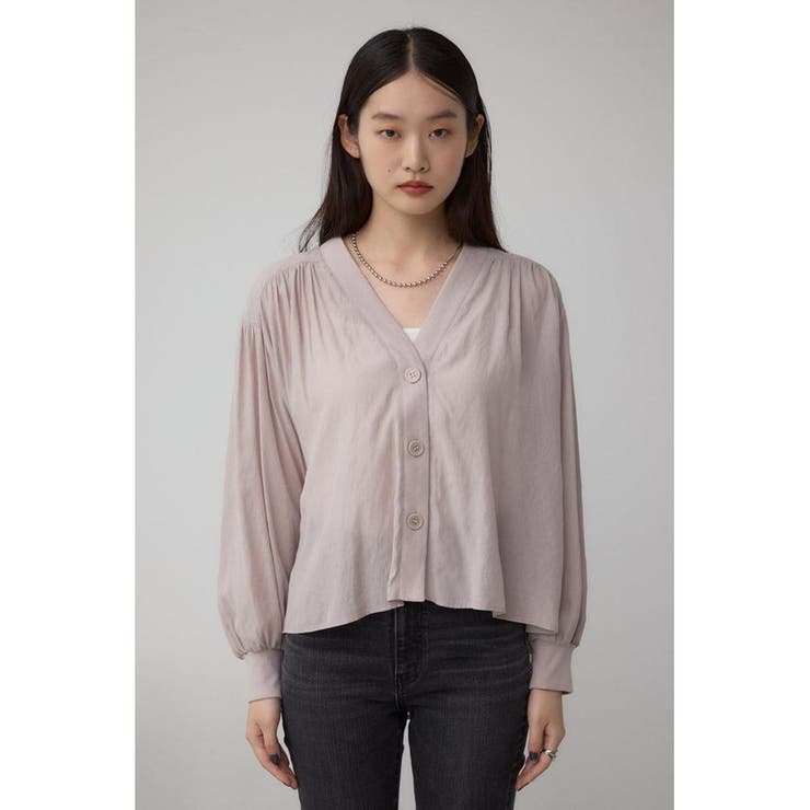 リブ付きシャツカーディガン | AZUL BY MOUSSY | 詳細画像15 