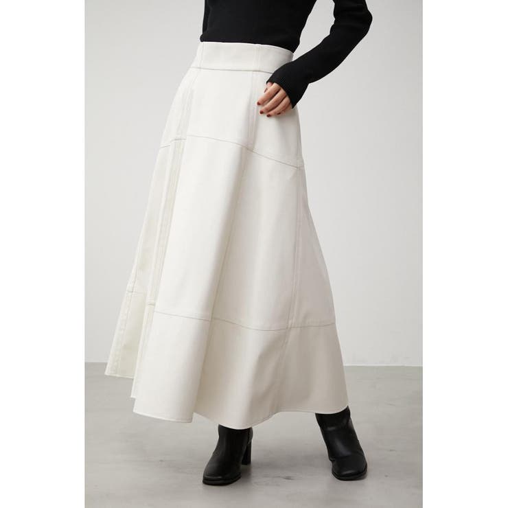 美品 ROKU LEATHER SKIRT 6（ロク）の「＜6(ROKU)＞LEATHER SKIRT/スカート（スカート）」 - WEAR