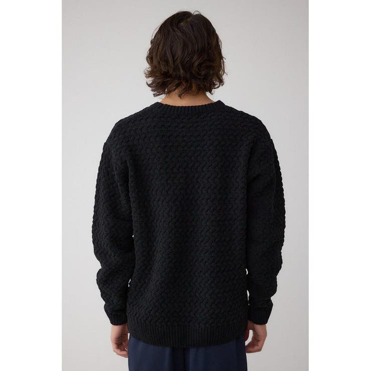 バスケット編みマットモールニット | AZUL BY MOUSSY | 詳細画像18 