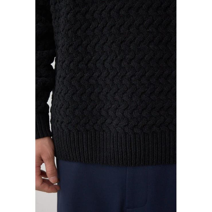 バスケット編みマットモールニット | AZUL BY MOUSSY | 詳細画像22 