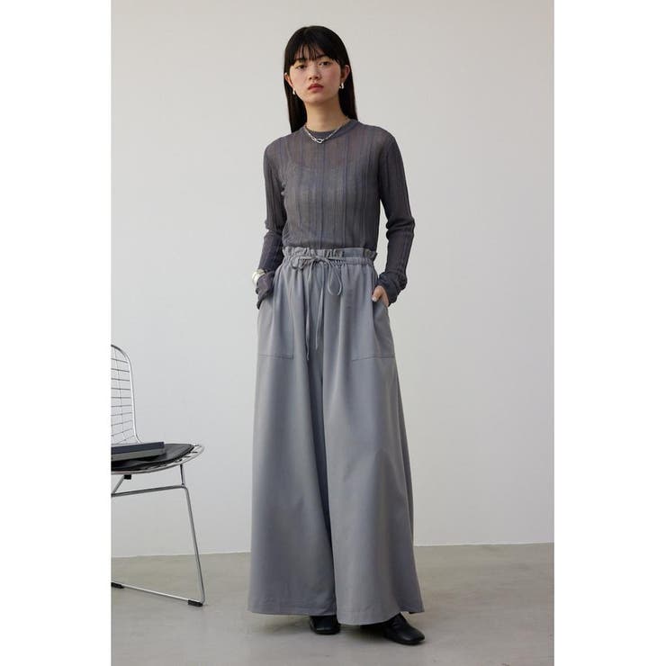 ソフトタッチギャザーワイドパンツ | AZUL BY MOUSSY | 詳細画像26 