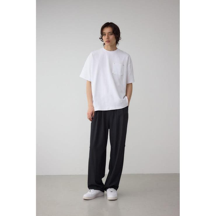 リラックスニータックワイドパンツ | AZUL BY MOUSSY | 詳細画像3 