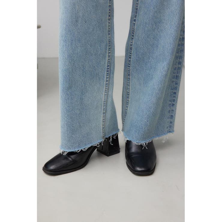 AZUL DENIMハイウエストワイドダメージデニム | AZUL BY MOUSSY | 詳細画像12 