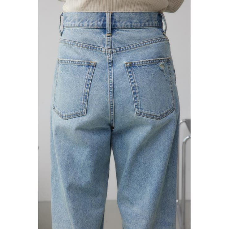 AZUL DENIMハイウエストワイドダメージデニム[品番：AZLW0022561