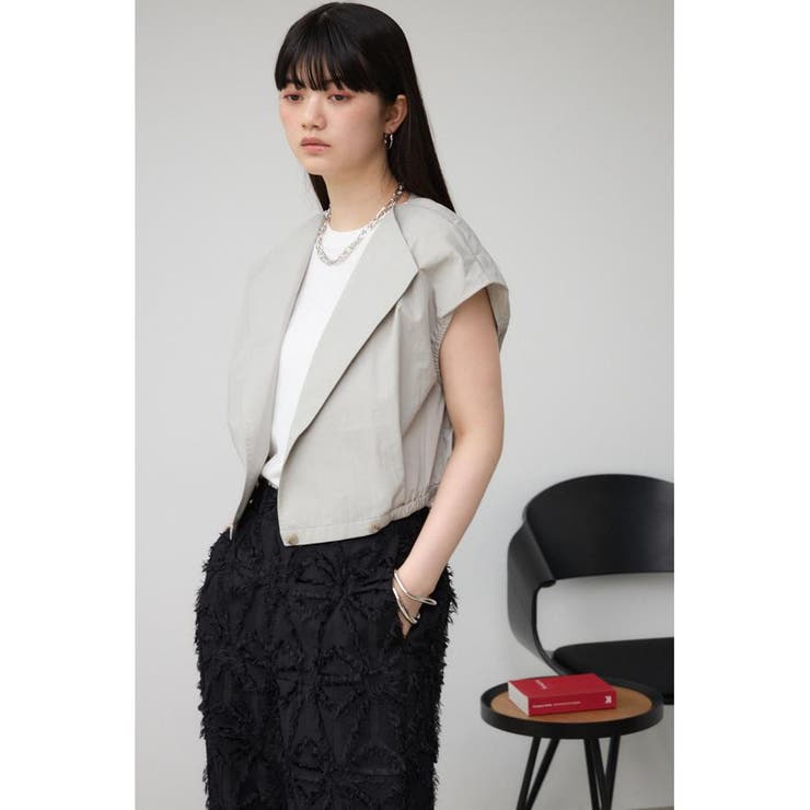 ドロストリングギャザーシャツベスト | AZUL BY MOUSSY | 詳細画像25 