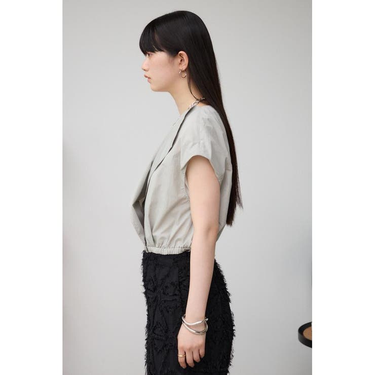 ドロストリングギャザーシャツベスト | AZUL BY MOUSSY | 詳細画像28 