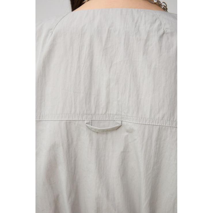 ドロストリングギャザーシャツベスト | AZUL BY MOUSSY | 詳細画像30 