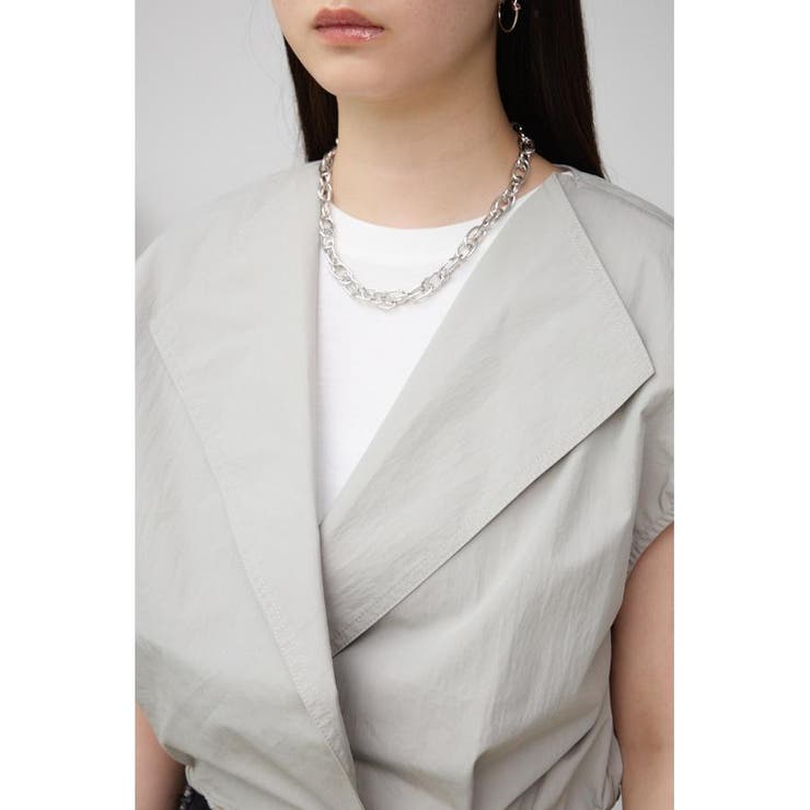 ドロストリングギャザーシャツベスト | AZUL BY MOUSSY | 詳細画像31 