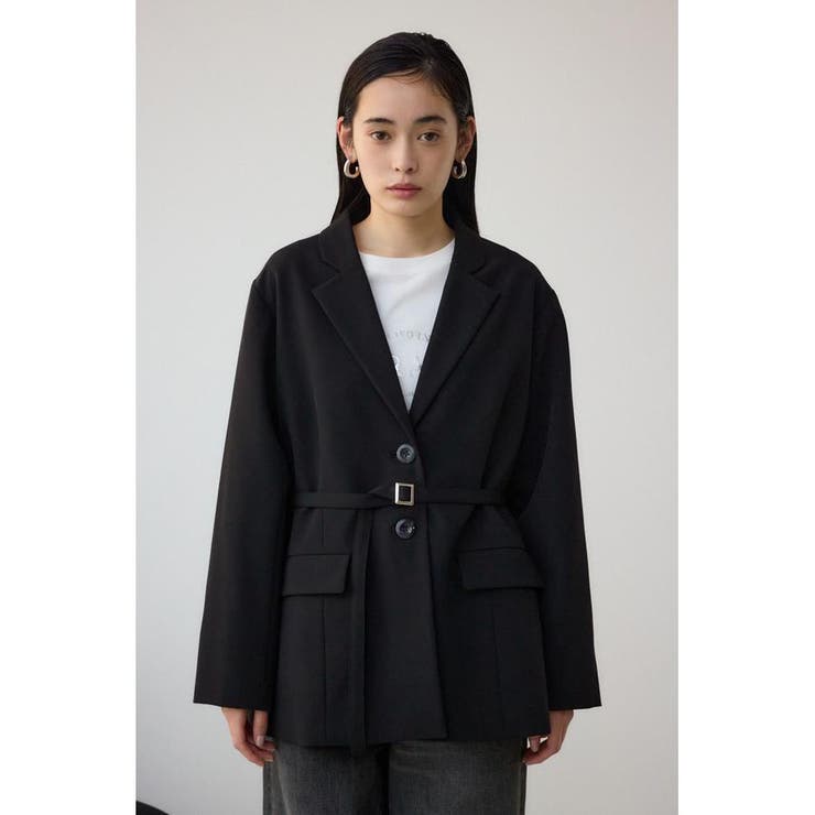 ベルト付きテーラードジャケット | AZUL BY MOUSSY | 詳細画像5 
